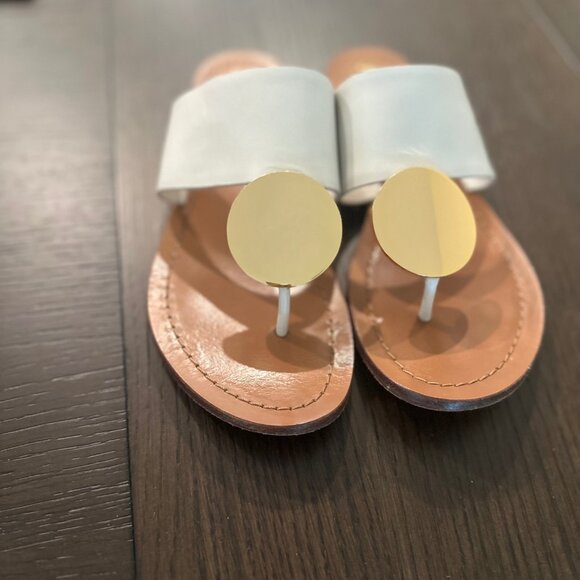 Authentic Luxury Tory Burch Patos Disk Sandal – Calf Leather in a size 7 - Picture 8 of 10